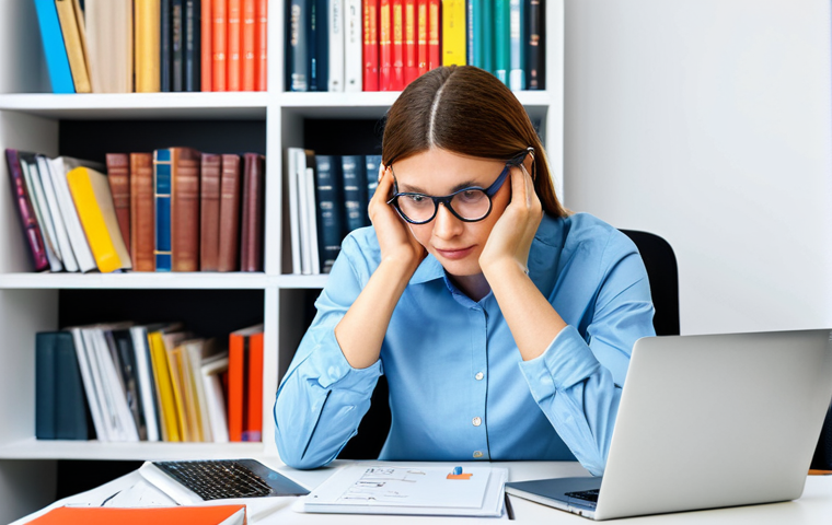 **
A professional blogger, fully clothed in modest attire, sitting at a clean desk with a laptop, brainstorming ideas for SEO optimization. Modern, bright office setting, surrounded by books and notes. Safe for work, appropriate content, perfect anatomy, correct proportions, natural pose, well-formed hands, proper finger count, natural body proportions, professional, family-friendly.
**